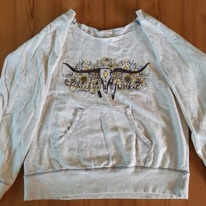 Off the shoulder Sweatshirt